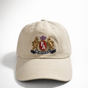 FA Fucking Awesome Logo Cap - Beige & Black